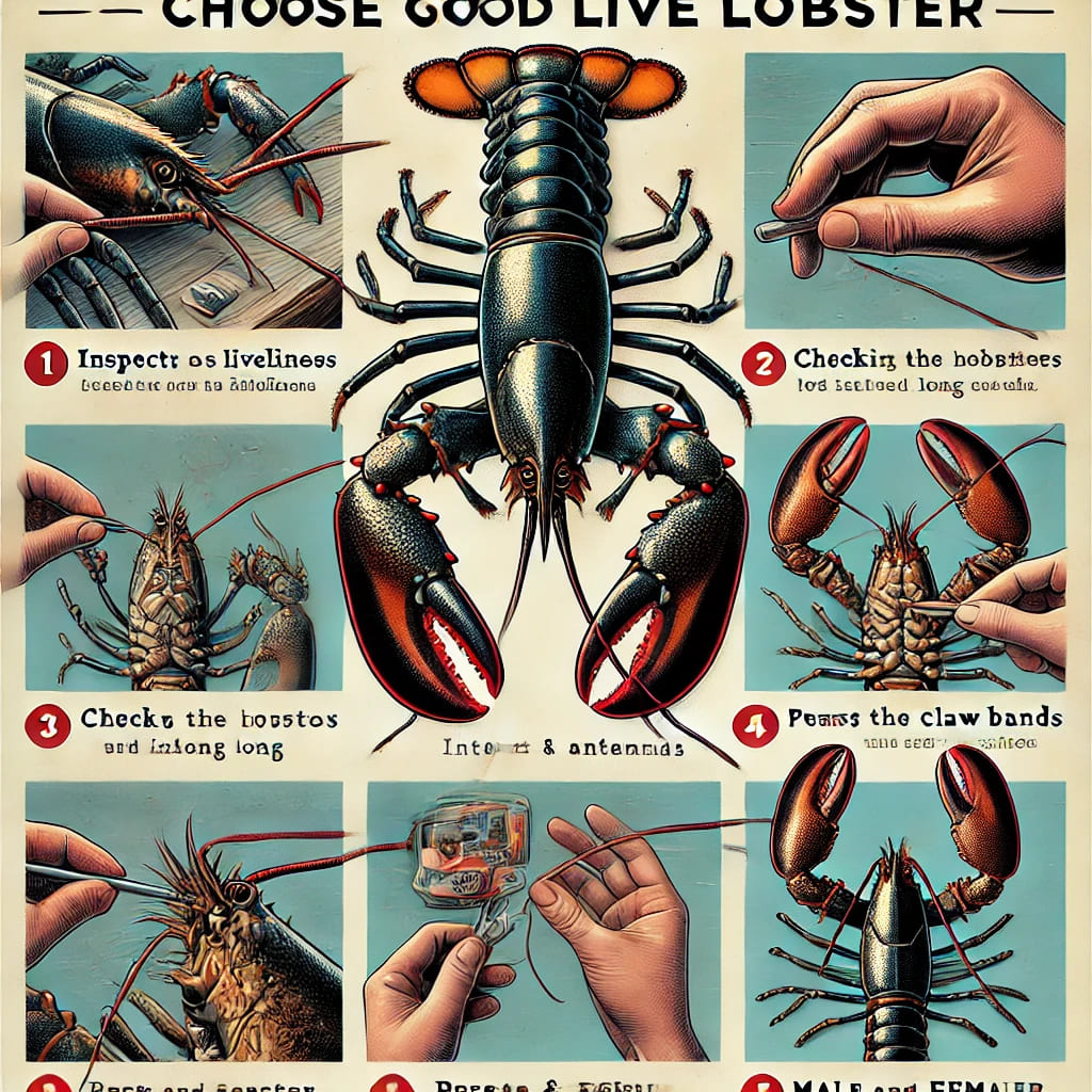 How to Choose the Best Live Lobster From Sea