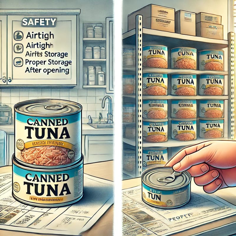 Safety and Storage Tips Tuna Canned