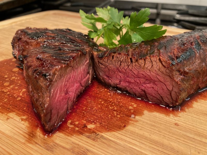 Red Liquid in Steak