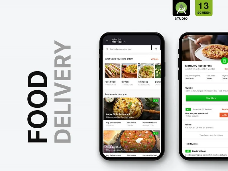 food delivery apps