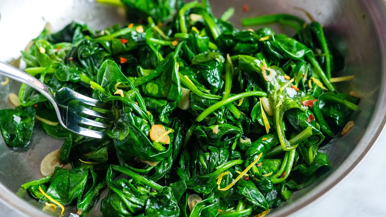 Cooking Spinach