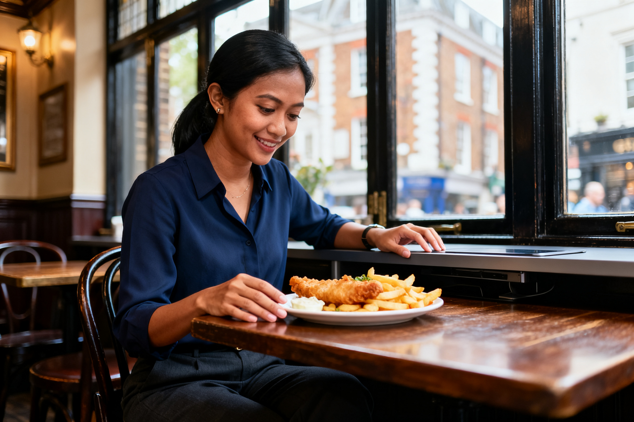 seafood London favorit turis menikmati fish and chips otentik di pub tradisional